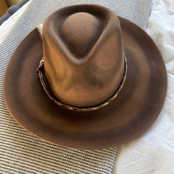 Ale by Alessandra Accessories - Brown Western Hat